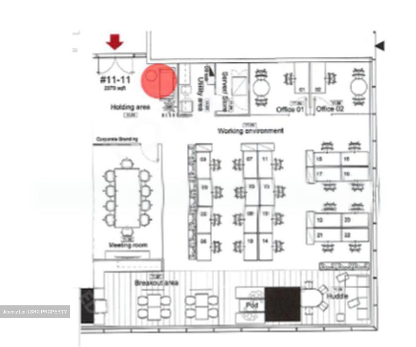 Asia Square Tower 1 (D1), Office #557169661